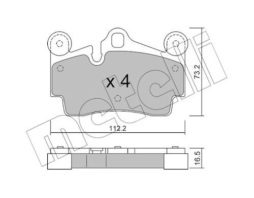 Plaquettes+de+frein+à+disque METELLI 22-0655-0