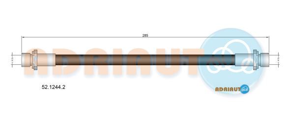 Гальмівний шланг, Adriauto 52.1244.2