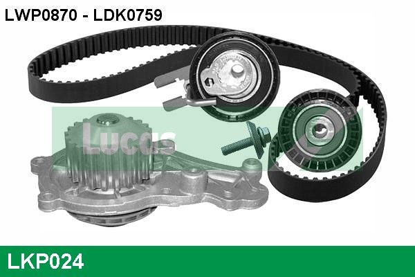 LUCAS Vízpumpa + fogasszíj készlet LKP024