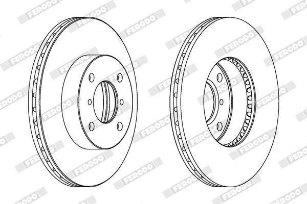 FERODO DDF1396 Brake Disc