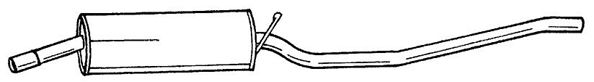 SIGAM 25611 - Rear Silencer