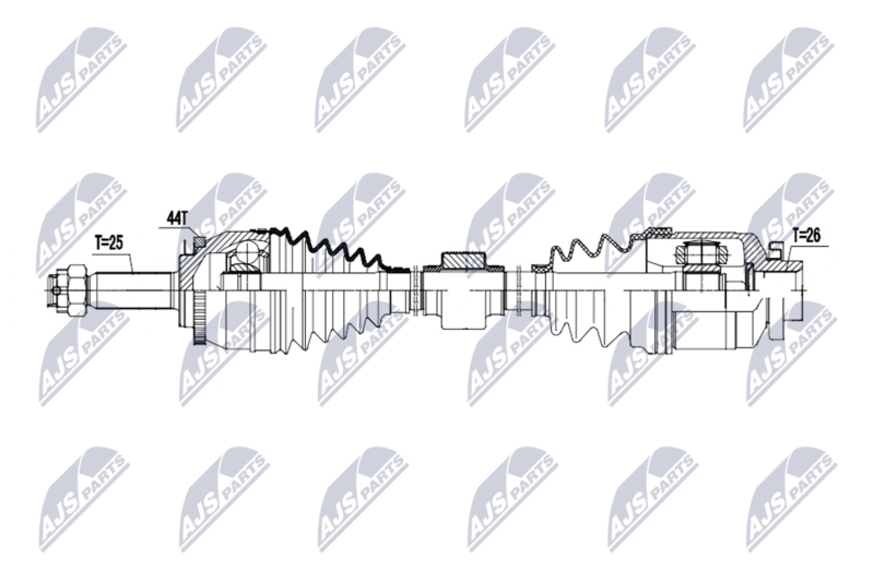 NTY NPW-HY-647 Drive Shaft