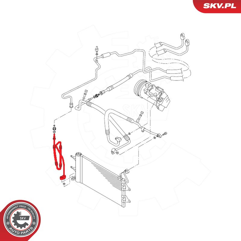 Kõrgsurve-, madalsurvetorustik, kliimaseade, ESEN SKV 54SKV704