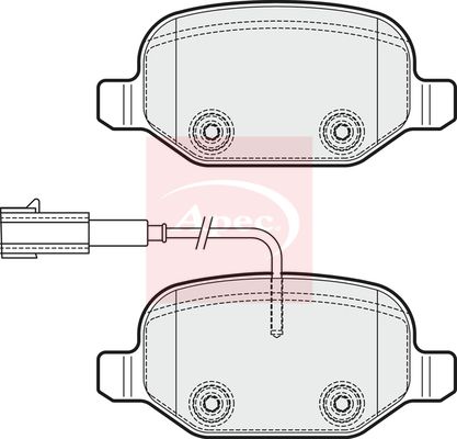 APEC Brake Pad Set, disc brake PAD1831