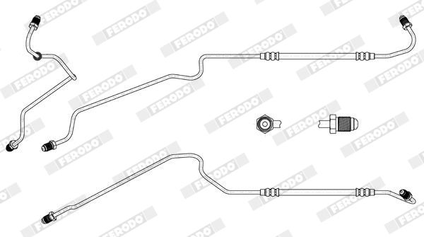 Гальмівний шланг, Ferodo FHY3350