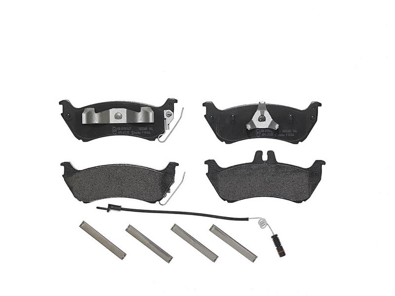 Piduriklotsi komplekt, ketaspidur, BREMBO P 50 044