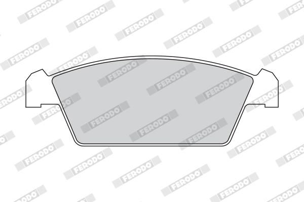 FERODO Plaquettes de frein à disque FDB1108