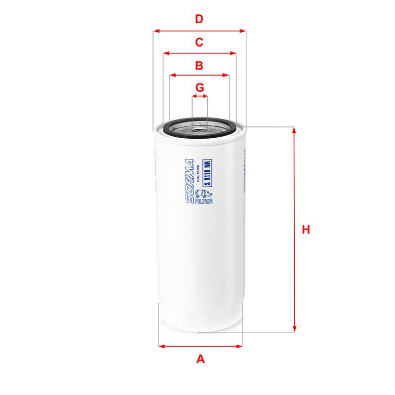 Фільтр палива, Sofima S8110NR