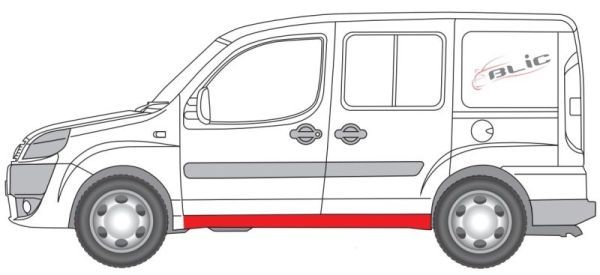 BLIC 6505-06-2042017P Rocker Panel