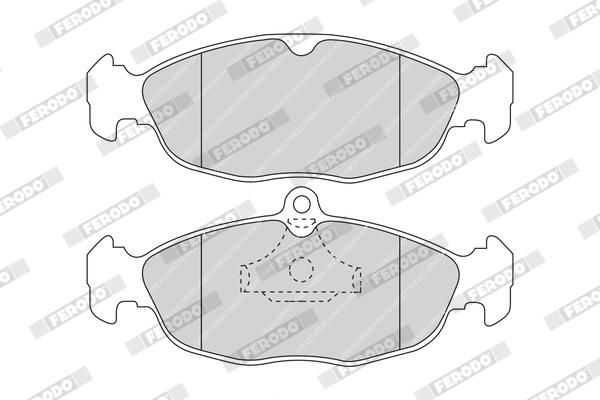 FERODO FDB732 Brake Pad Set, disc brake