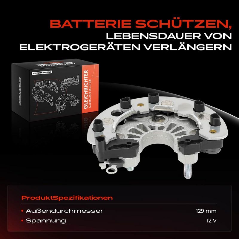 Frankberg 5481FB0061672 Rectifier, alternator