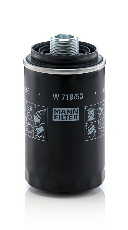 Õlifilter, MANN-FILTER W 719, 53