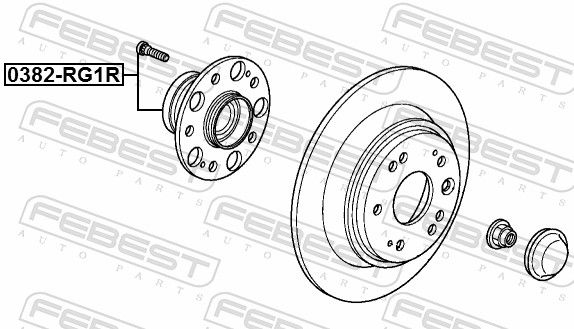 FEBEST 0382-RG1R Wheel Hub