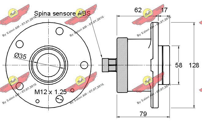 AUTOKIT 01.388 Rato guolio komplektas