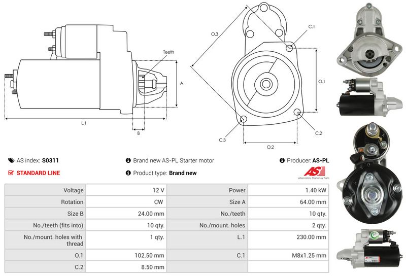 AS-PL S0311 Starter