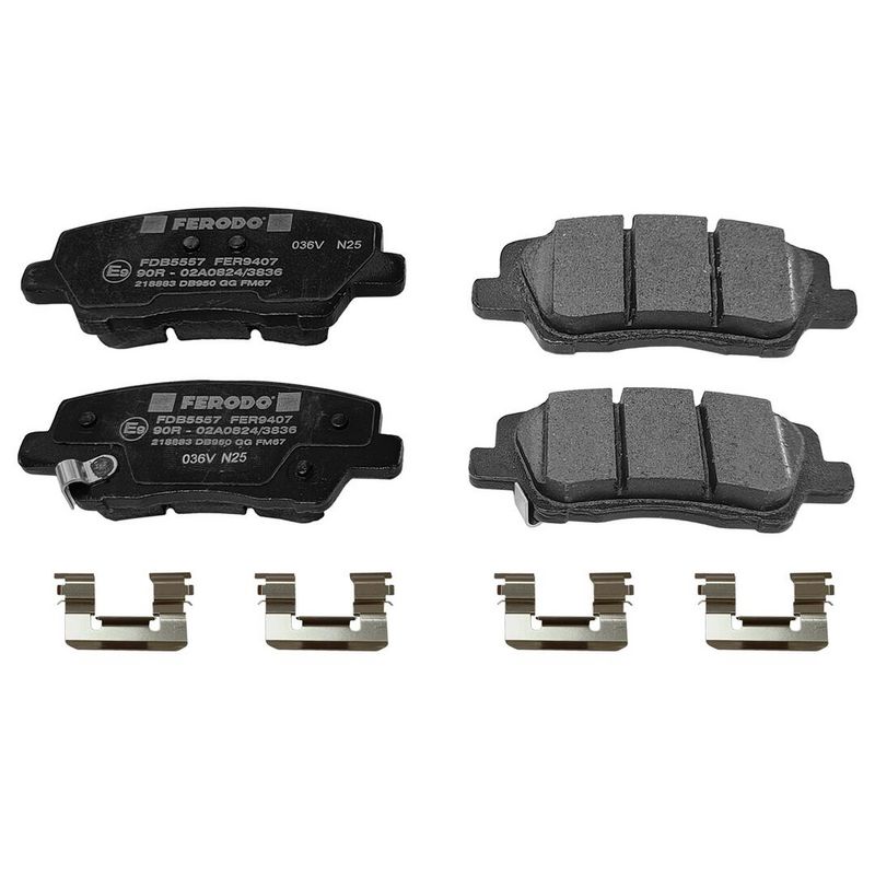 Bremsbelagsatz, Scheibenbremse