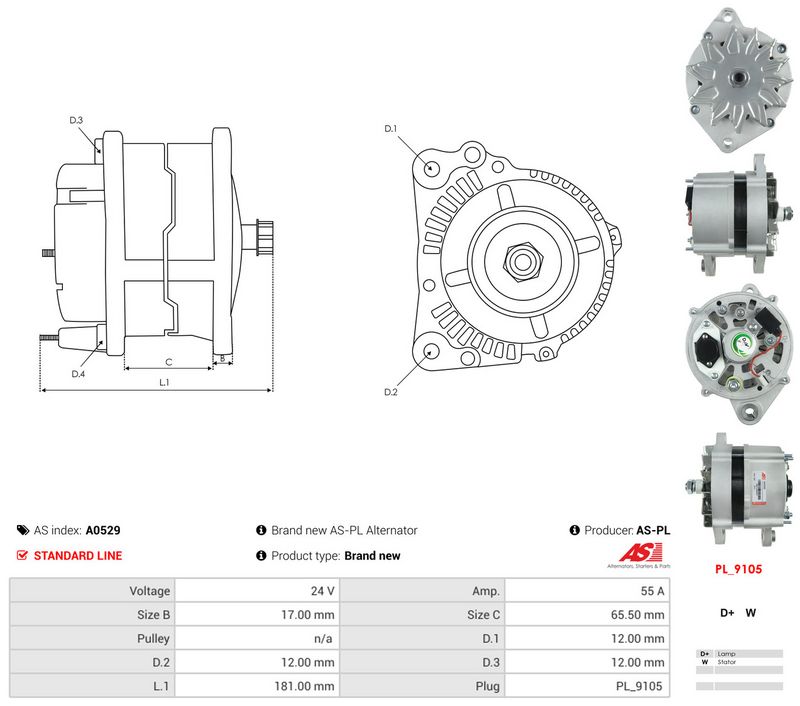 Generaator, AS-PL A0529