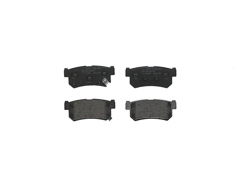 комплект спирачно феродо, дискови спирачки BREMBO