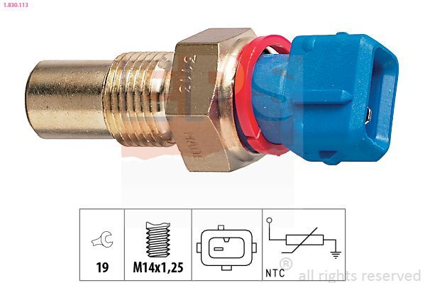 Sensor, temperatura del refrigerante