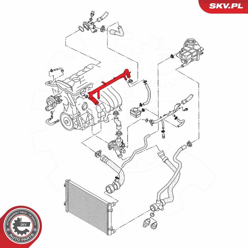 Jahutusvedeliku torustik, ESEN SKV 43SKV773