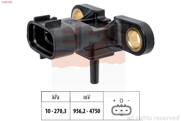 EPS MAZDA Датчик давления воздуха 6 2.0 02-, SUBARU FORESTER 2.5 08-13, IMPREZA 2.5 08-, TOYOTA AURIS 1.4 07-, AVENSIS 2.0