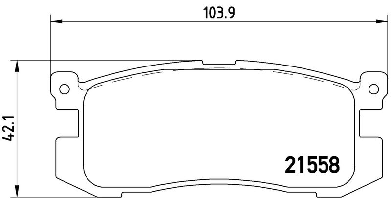 BREMBO P24025 Brake Pad Set, disc brake