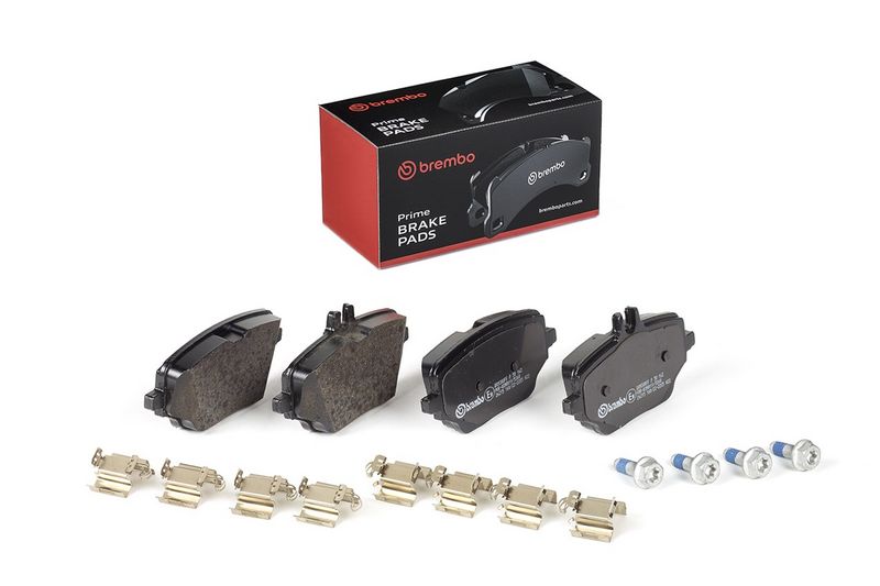 Piduriklotsi komplekt, ketaspidur, BREMBO P 50 162