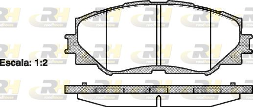 Комплект тормозных колодок на Auris, Corolla, Trezia, Urban Cruiser, Verso, Yaris