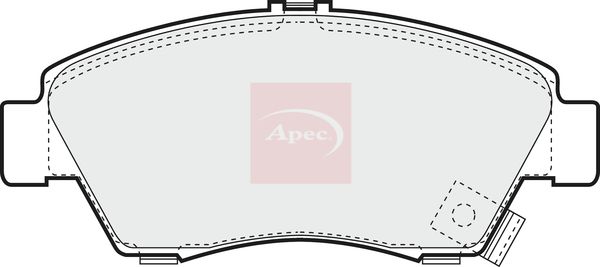 APEC Brake Pad Set, disc brake PAD815