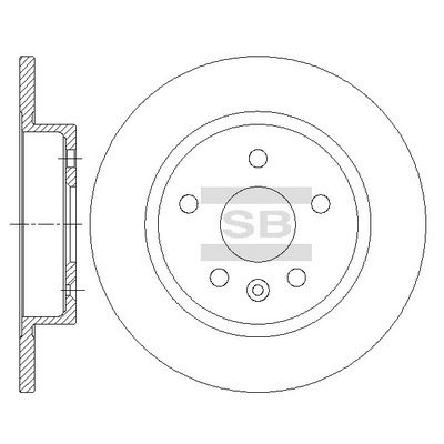 Гальмівний диск, Hi-Q SD3044