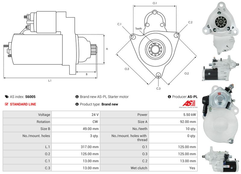 AS-PL S6005 Starter