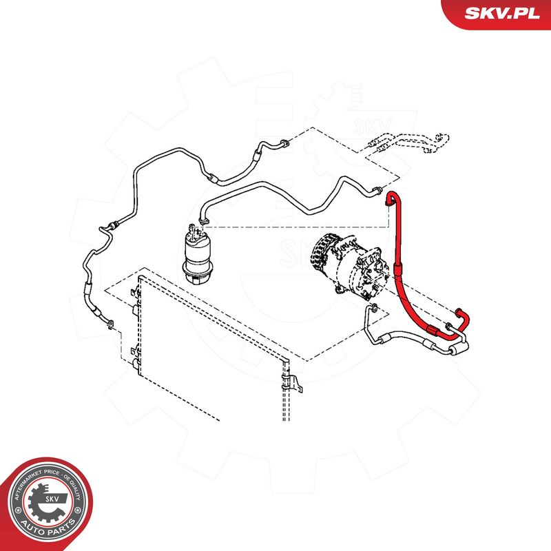 Kõrgsurve-, madalsurvetorustik, kliimaseade, ESEN SKV 54SKV687