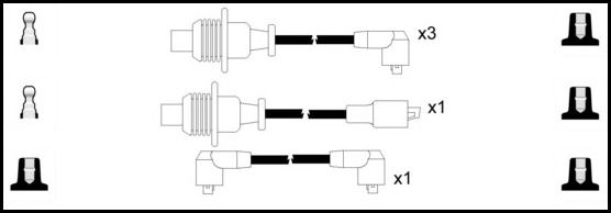 Juego de cables de encendido