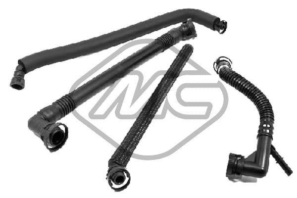 Metalcaucho 09489 - Pipe, EGR Valve