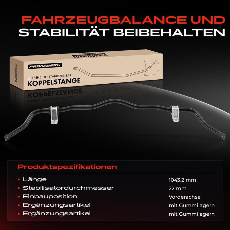 Frankberg 5481FB0025757 Stabiliser Bar, suspension