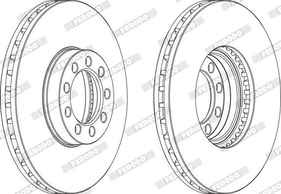 Disque+de+frein FERODO FCR329A