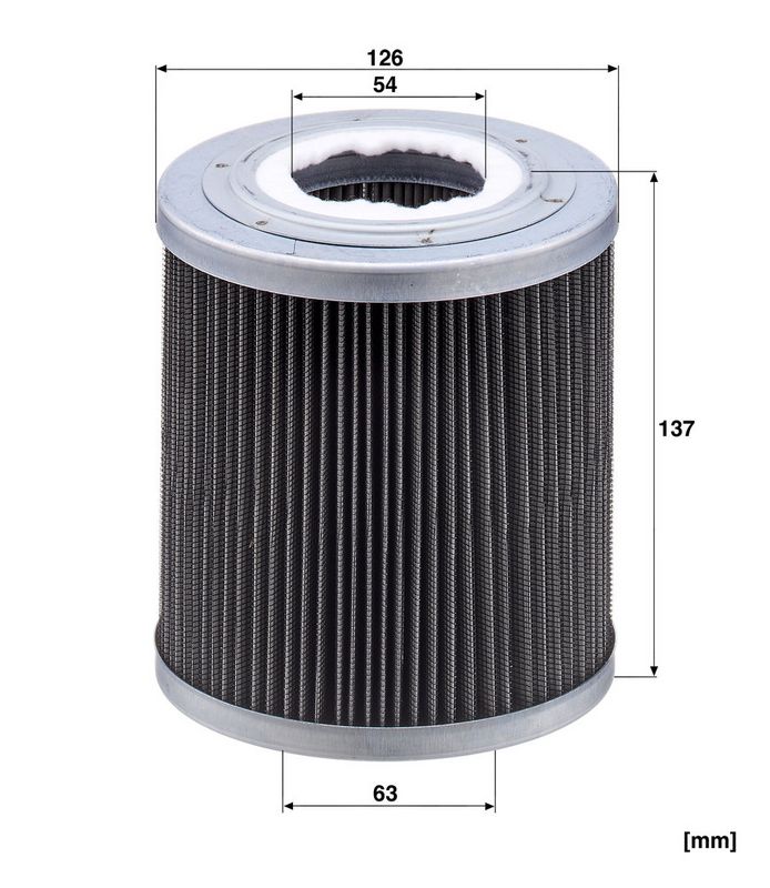Hydraulisch filter (patroon) past: AGCO 9755, 160, 180, 180A, 200, 200A, 220A, 225  CHALLENGER MT 635, MT 645, MT 655, MT 665  CLAAS 546, 546 RX, 547, 547 ATX, 556, 556 RX, 557, 557 ATX, 566