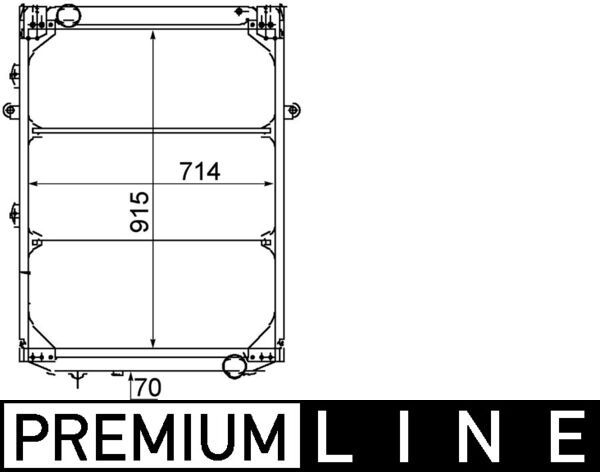 Product Image - Radiateur - CR214000P - MAHLE