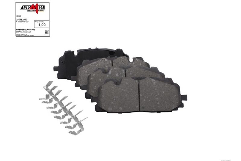 AUTOMEGA 250152910 - Brake Pad Set, disc brake