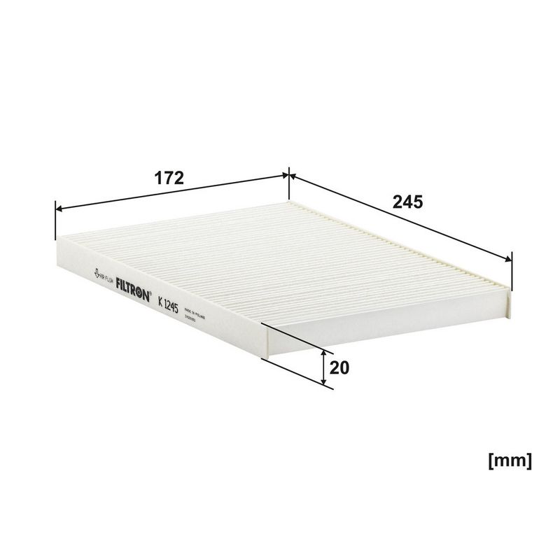 Filter, salongiõhk, FILTRON K 1245