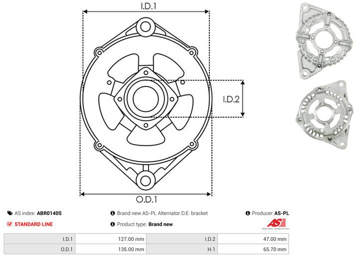 This part match OEM code: 5001850066