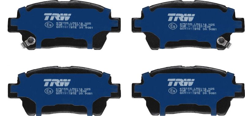 TRW GDB3317BTE - Brake Pad Set, disc brake