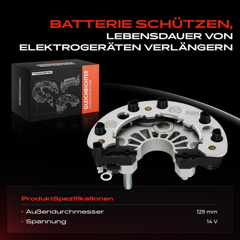 Frankberg 5481FB0061734 Rectifier, alternator