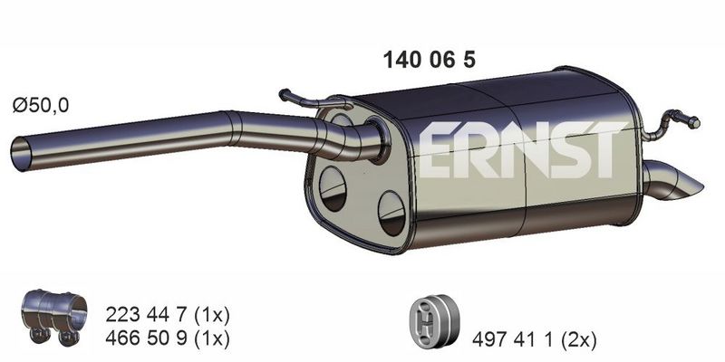 Toba esapament finala ERNST 140065
