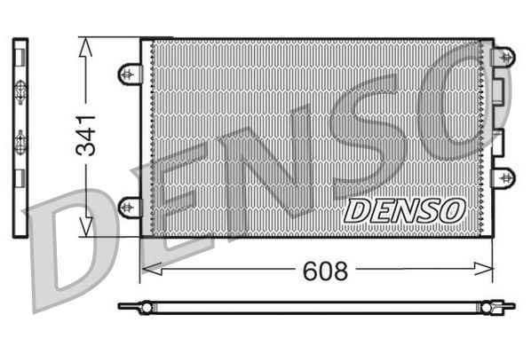 DENSO kondenzátor, klíma DCN01012