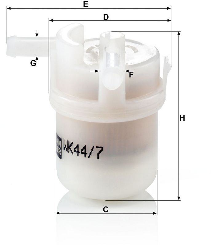 MANN-FILTER WK44/7 Fuel Filter