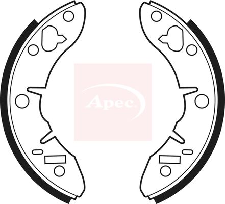 APEC Brake Shoe Set SHU142