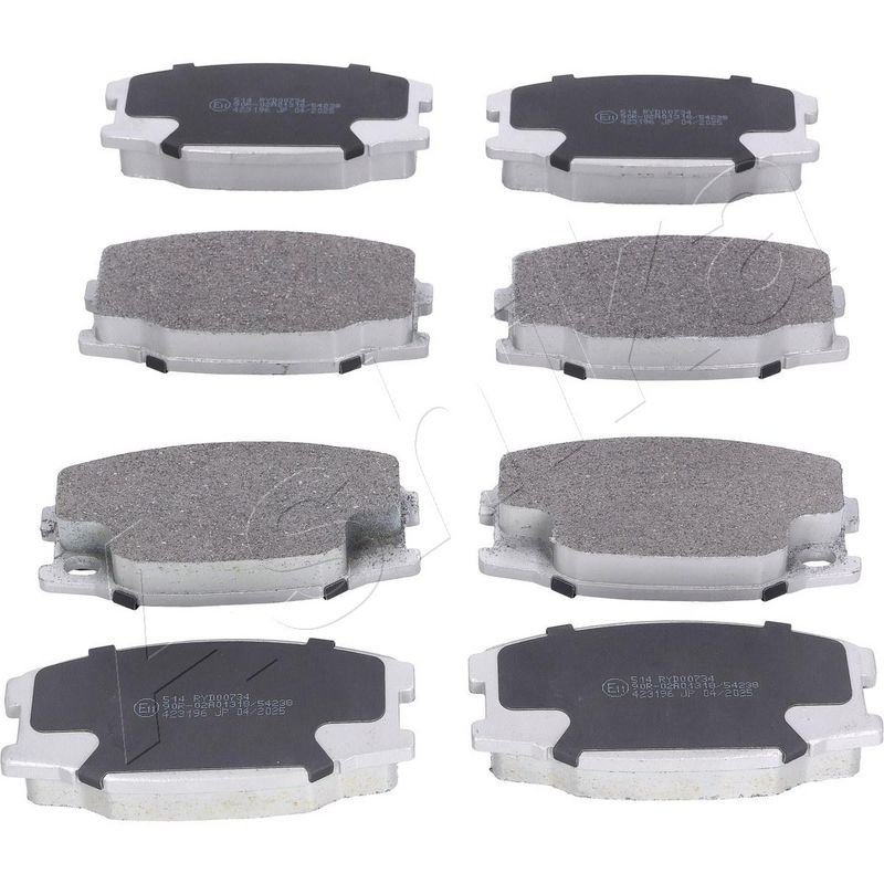 Plaquettes+de+frein+à+disque ASHIKA 50-05-514