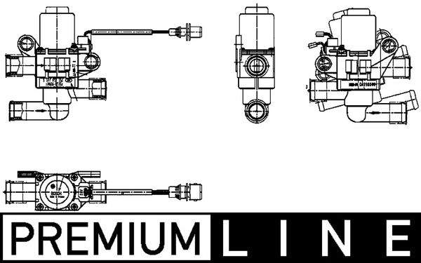 ventil topení RVI Magnum AVS1000P