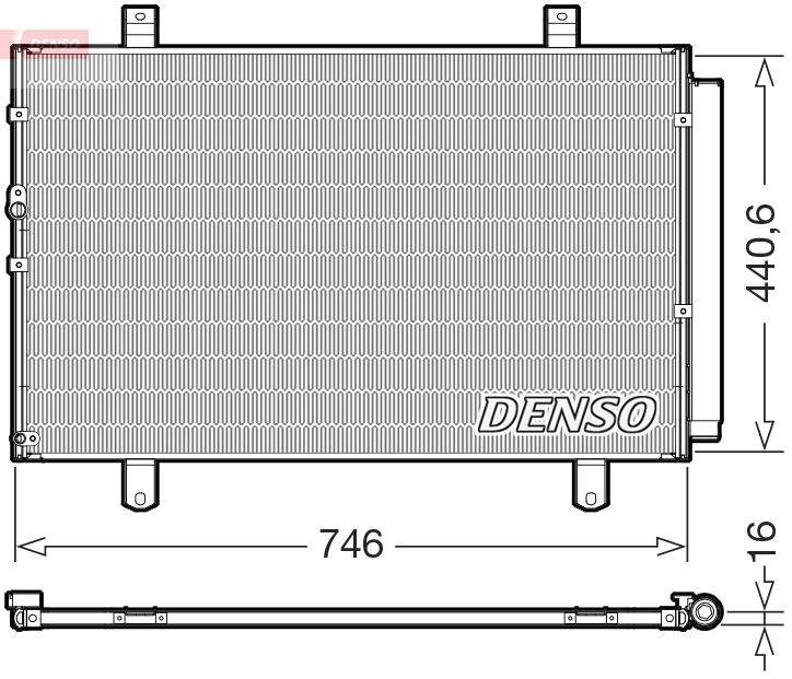 DENSO kondenzátor, klíma DCN50127